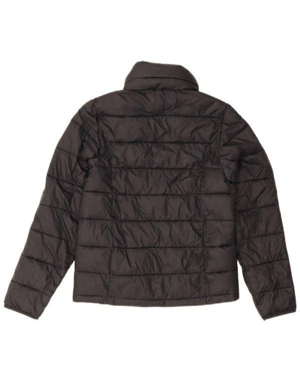Abercrombie & Fitch Womens Padded Jacket UK 2 2XS Black Polyester
