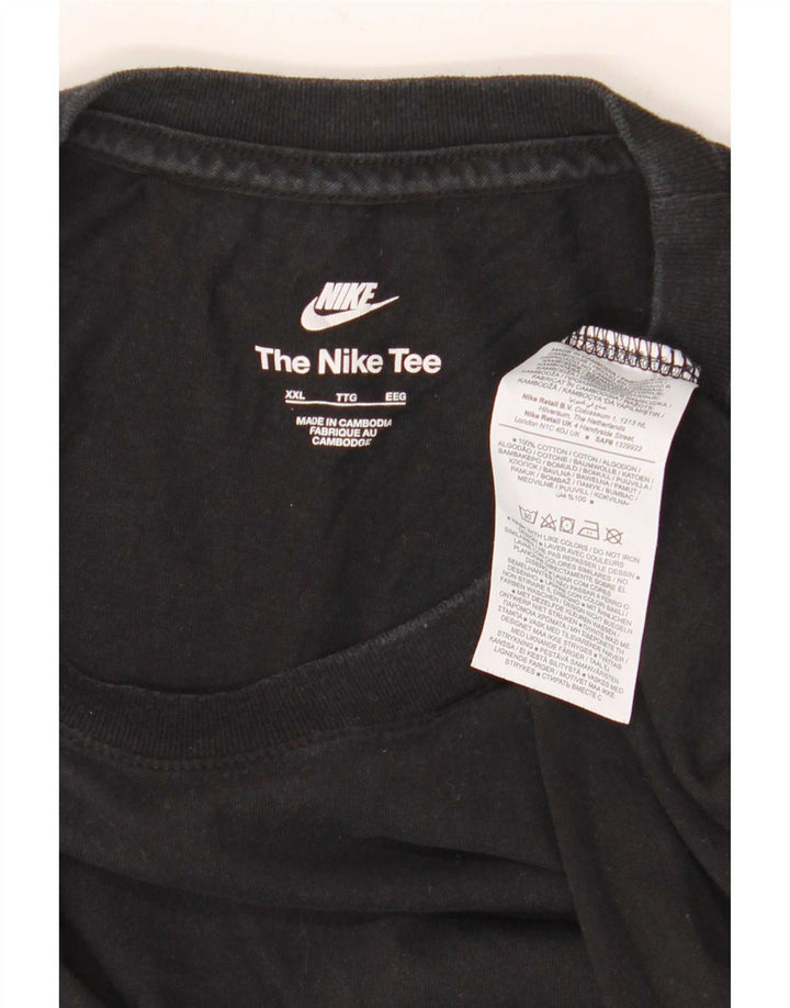 Koszulka męska Nike, 2XL, czarna, bawełniana