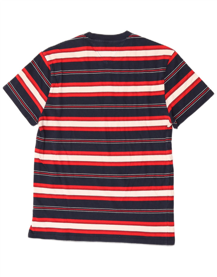 Męska koszulka z krótkim rękawem Tommy Hilfiger, średnia, wielokolorowe paski