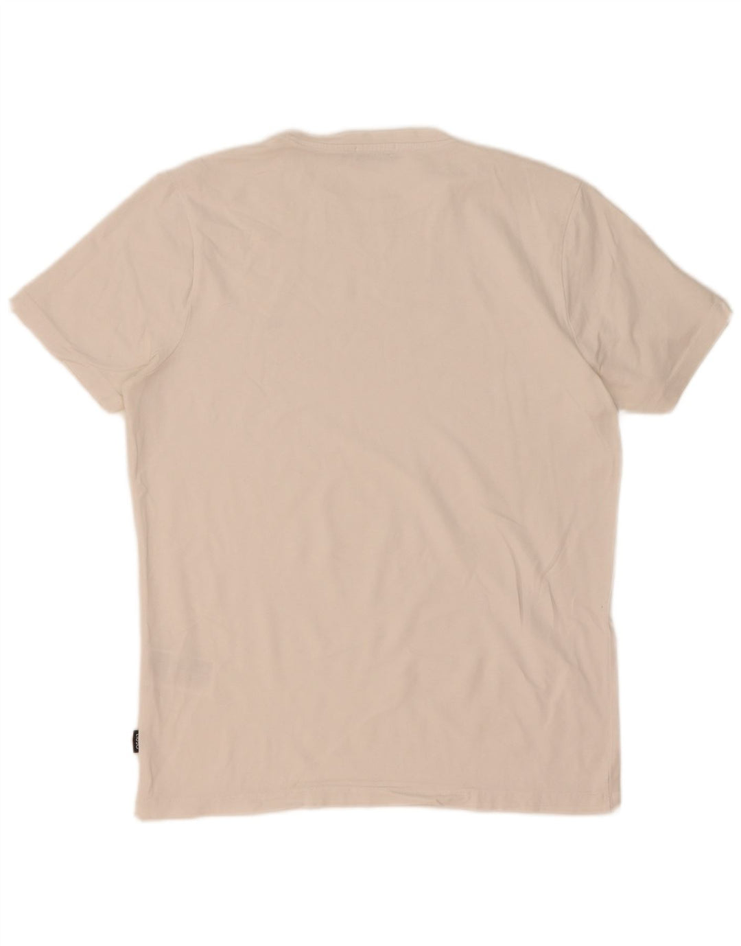 Liu Jo Męski T-shirt Top Średniej Białej Bawełny