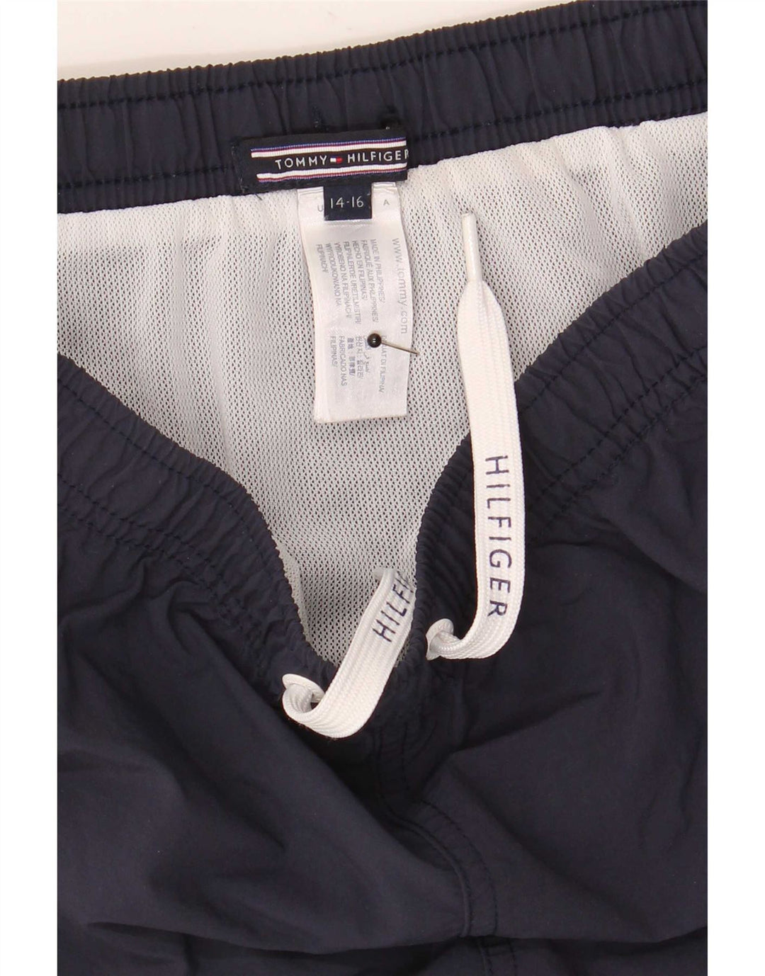 Chłopięce spodenki kąpielowe Tommy Hilfiger 14-15 lat, granatowy, poliester