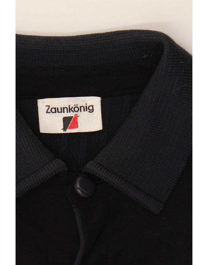 Sweter męski w stylu vintage, średni granatowy, blok kolorów
