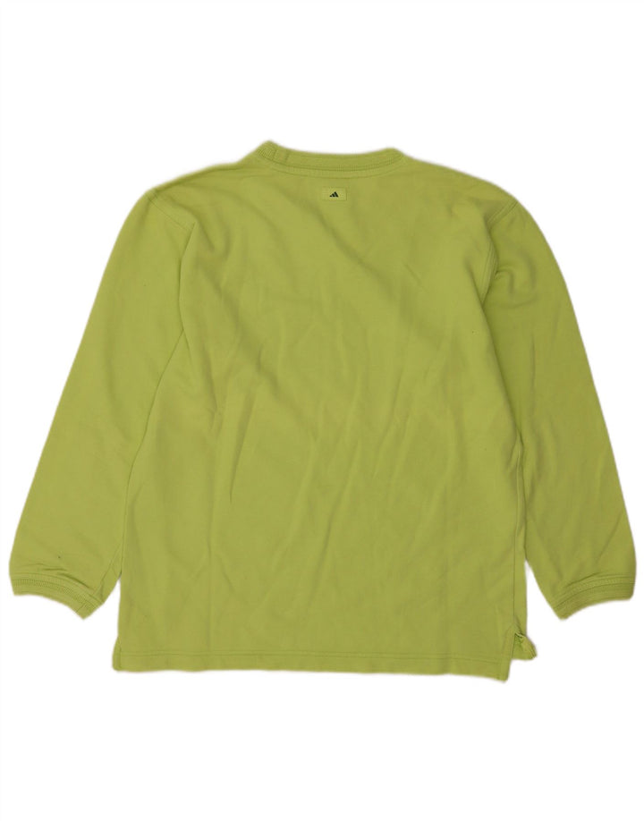 Damska bluza Adidas Jumper UK 12 Średnia zielona bawełna