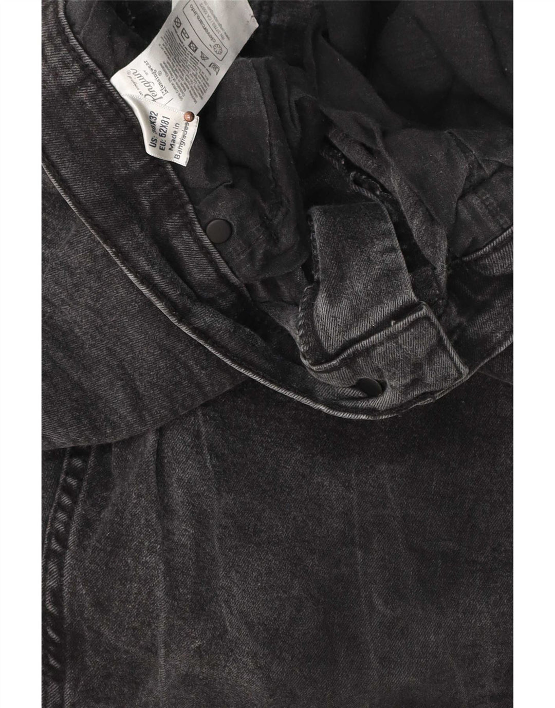 Męskie jeansy slim fit Penguin W36 L32 Szara bawełna
