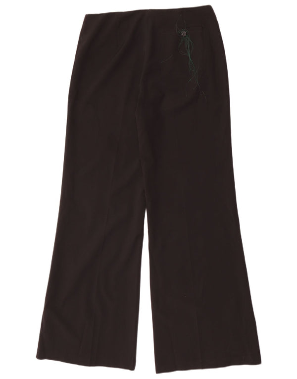 Spodnie damskie Benetton z szerokimi nogawkami IT 42 Medium W30 L34 Czarne