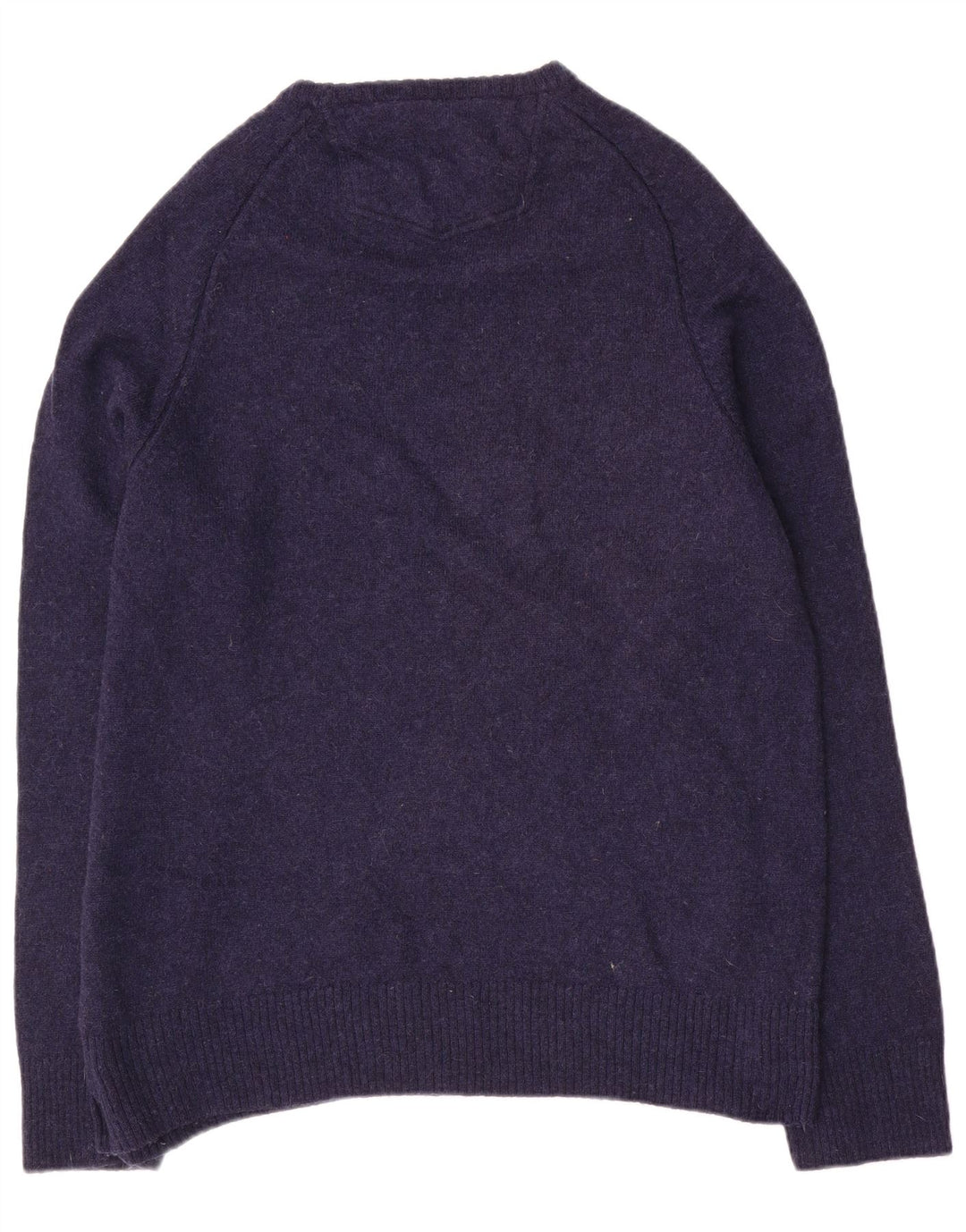 Męski sweter z wycięciem pod szyją Fat Face 2XL Granatowa wełna