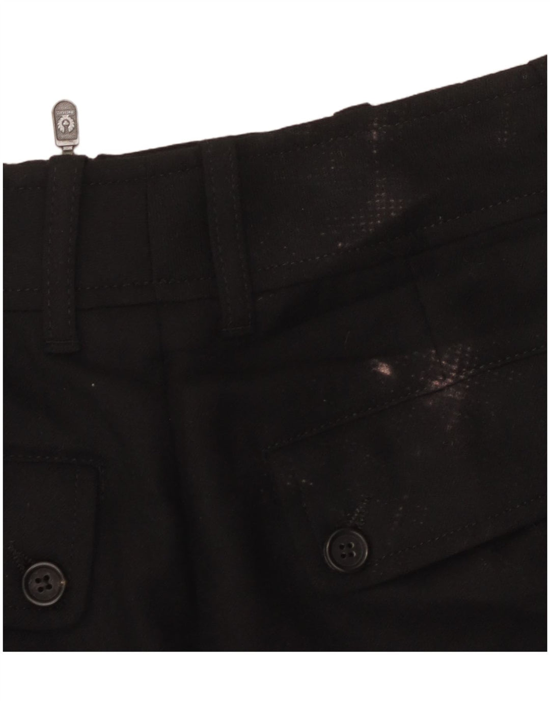 Damska spódnica ołówkowa z grafiką Belstaff IT 44 Medium W30 Czarna wełna