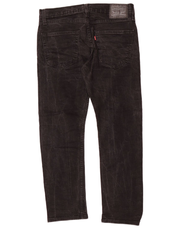 Męskie jeansy Levi's 502 Tapered W32 L27 Czarna bawełna