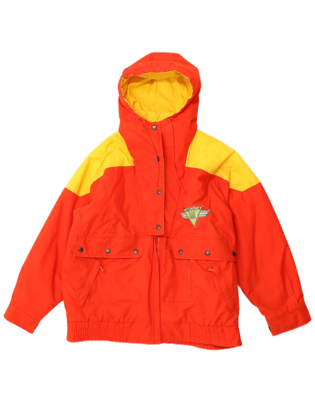 Męska wiatrówka NEVICA o luźnym kroju UK 36, mała, czerwona, z blokami kolorów