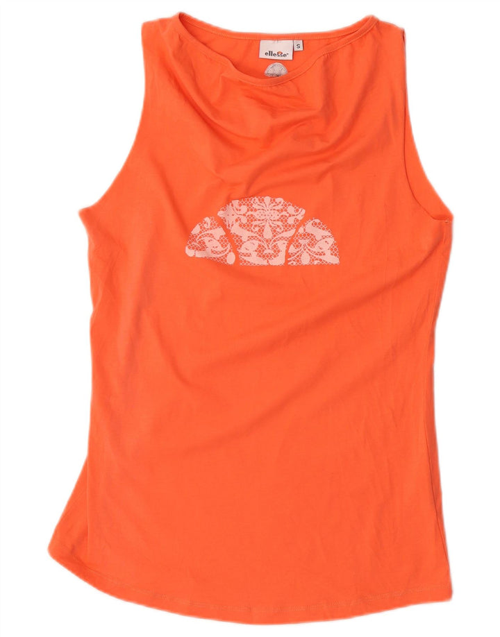 Damska kamizelka graficzna Ellesse Top UK 10 Small Orange