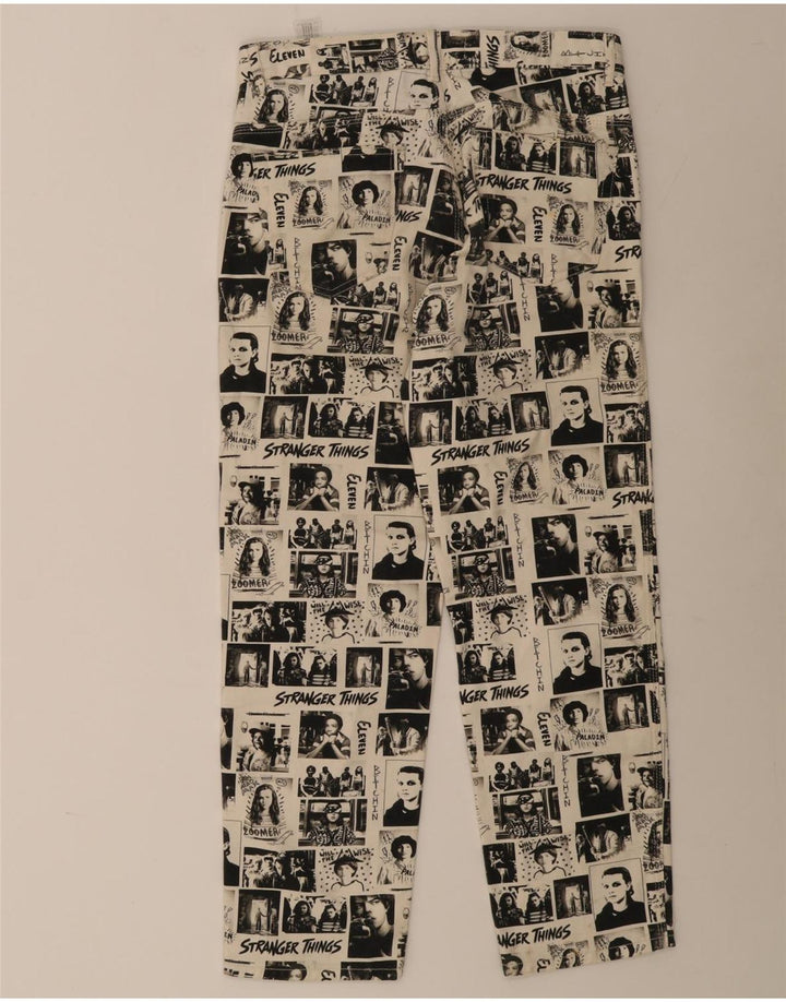 Męskie proste dżinsy Pull & Bear EU 40 Medium W31 L29 Off White