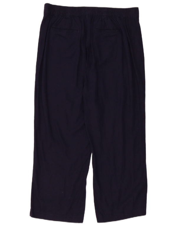 Spodnie damskie Marks & Spencer Straight Chino UK 18 XL W38 L27 Granatowe