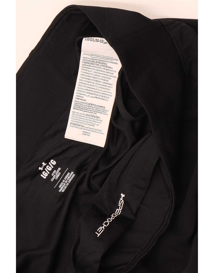 Męskie spodenki sportowe Under Armour, duże, czarne, poliestrowe
