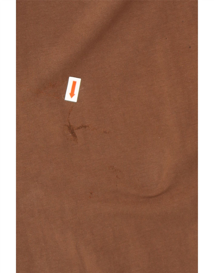 Męski T-shirt z grafiką PUMA, duży, brązowy