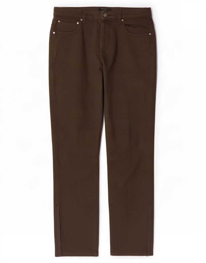 Męskie spodnie typu slim casual Ted Baker W32 L31, bawełna khaki