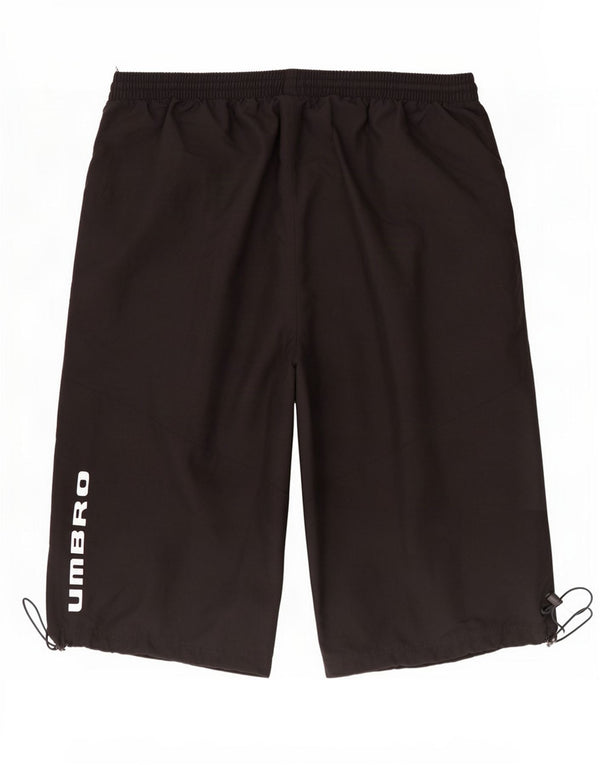 Męskie bermudy sportowe Umbro 2XL, czarny poliester