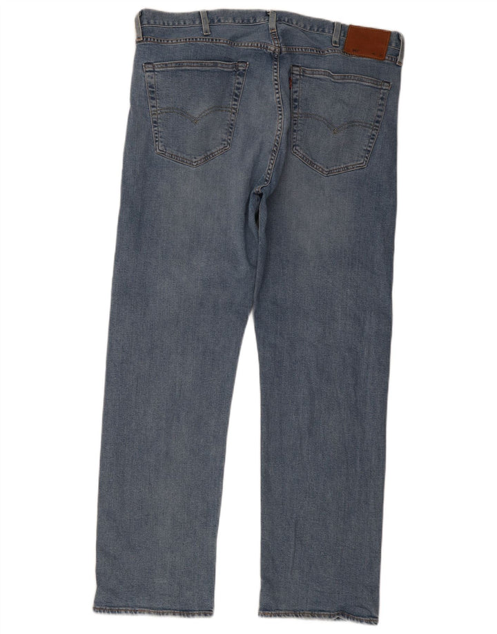 Męskie jeansy Levi's 501 Straight W40 L32 Niebieskie bawełniane