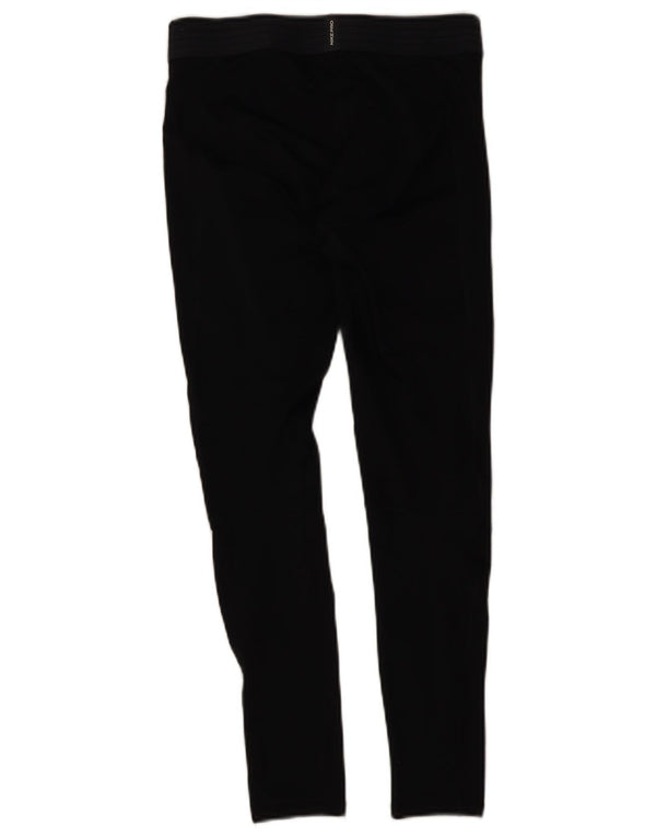 Damskie legginsy Nike Dri Fit Graphic UK 12, średni czarny poliester