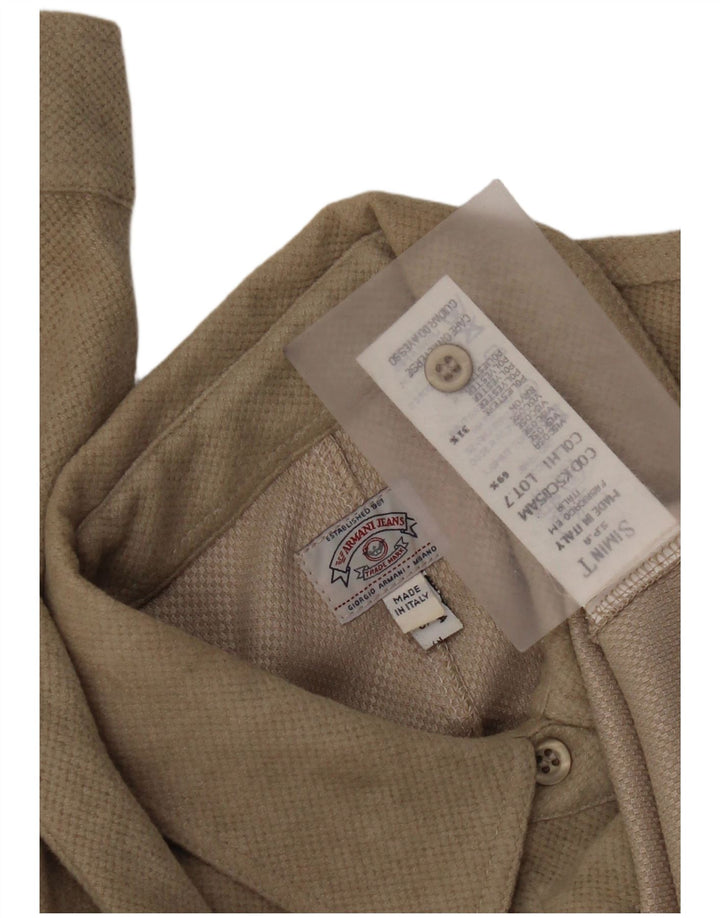Koszula damska Armani Jeans UK 10 Small Beżowa Wiskoza