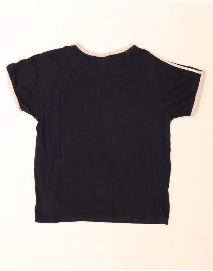Adidas Męski T-Shirt Top Średni Granatowy Bawełniany
