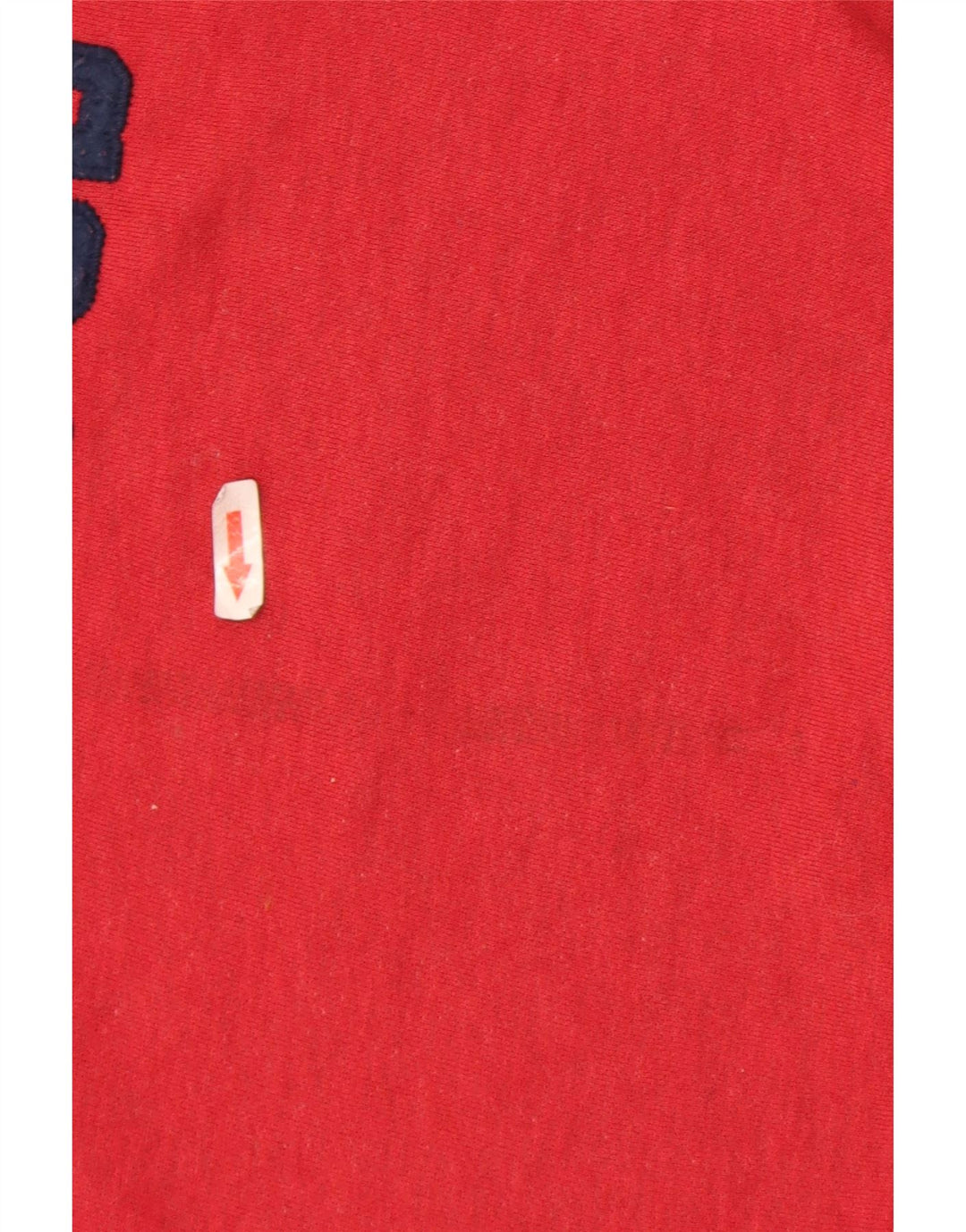 Męski sweter z grafiką Superdry, duży, czerwony, bawełniany