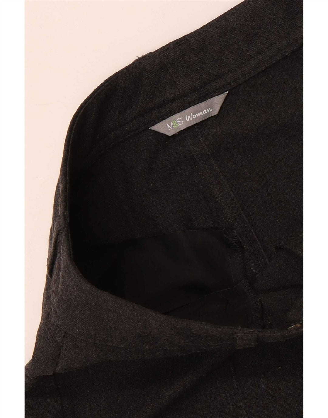 Marks & Spencer Damskie proste spodnie codzienne W32 L29 Szare