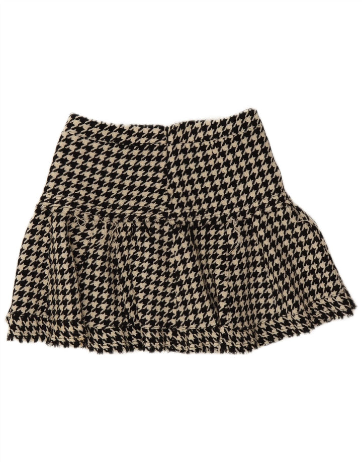 Max & Co. Damska spódniczka mini UK 6 XS W28 Czarna wełna w pepitkę