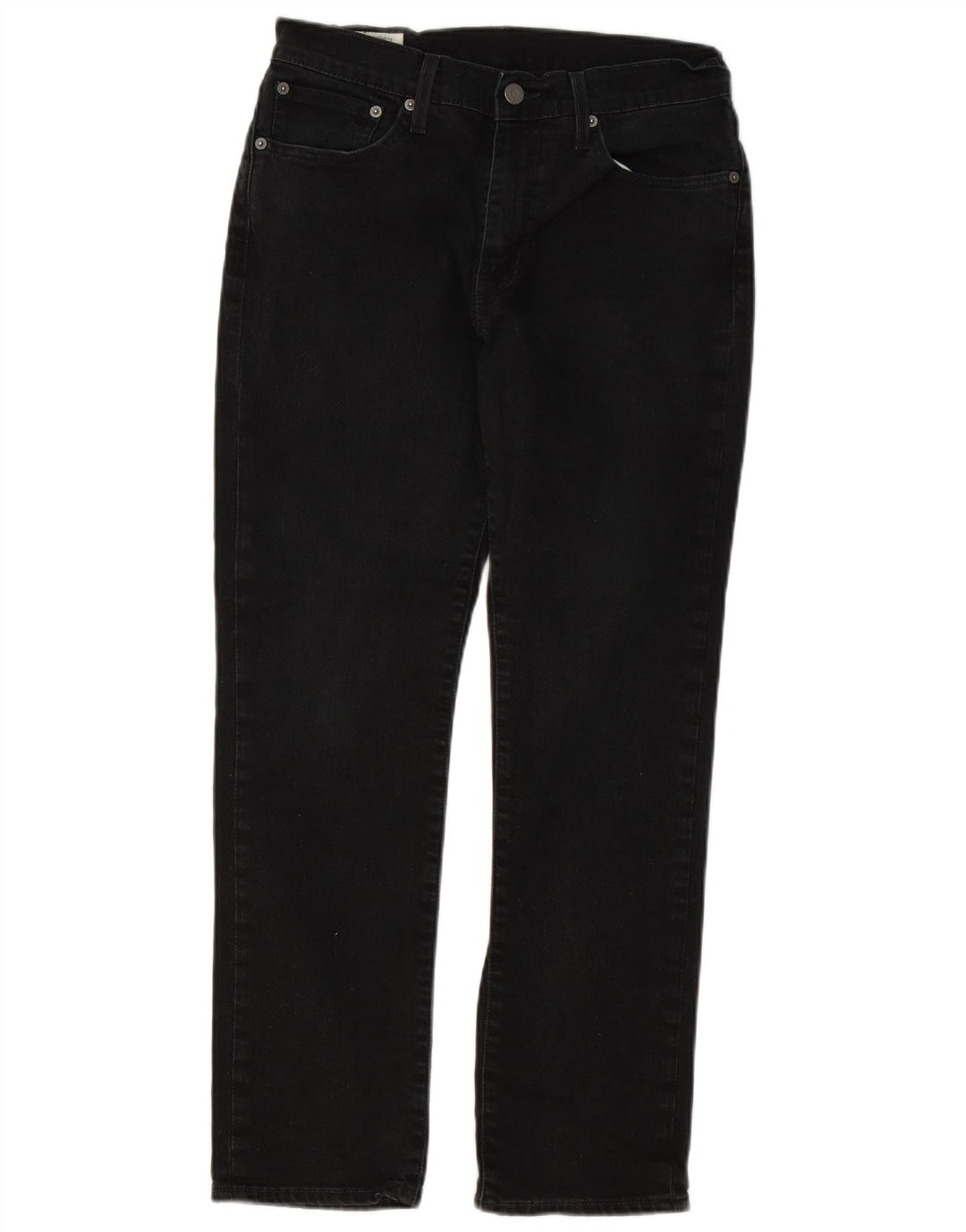 Męskie proste dżinsy Levi's W31 L28 Czarna bawełna