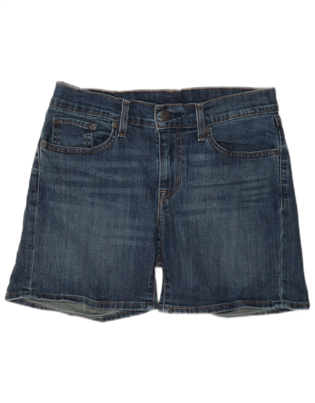Damskie spodenki jeansowe Levi's W28 Średni niebieski, bawełniany