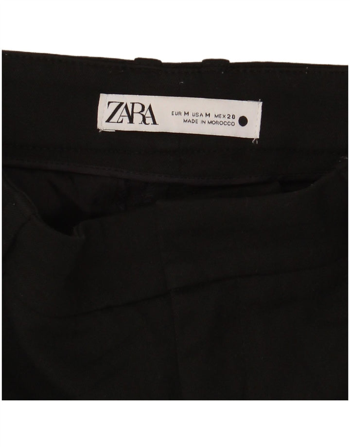 Damskie spodnie garniturowe Zara, średnie W28 L30, czarne