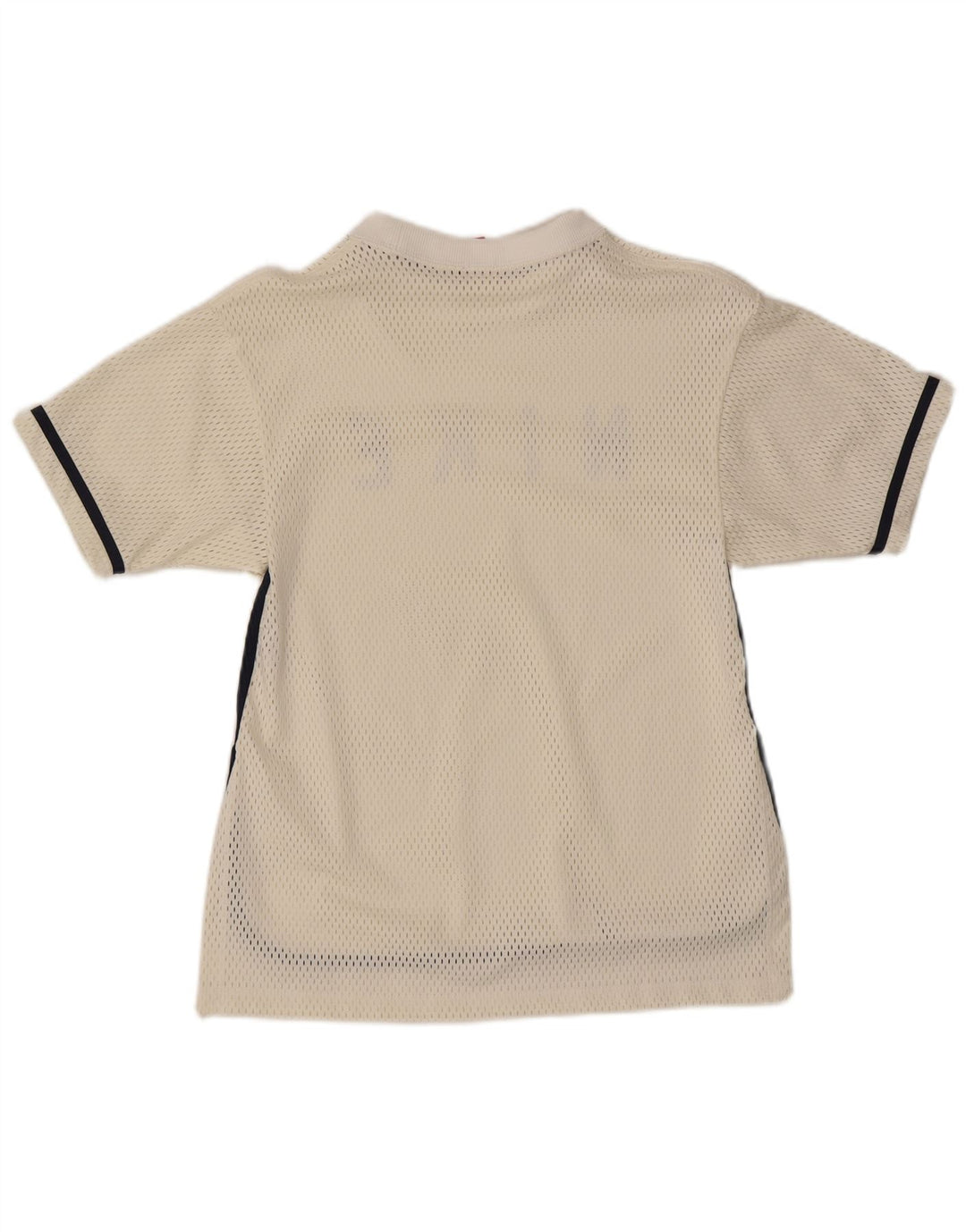 Męski T-shirt z grafiką Nike, mały, biały, poliestrowy, sportowy