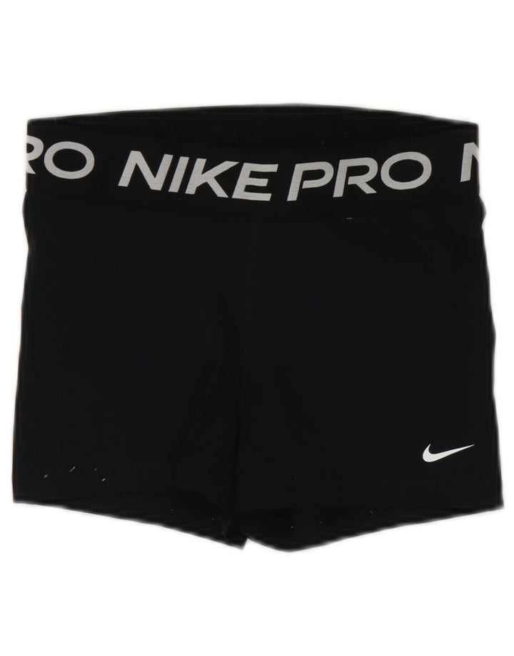 Damskie spodenki sportowe Nike Dri Fit Graphic UK 12, średni czarny poliester