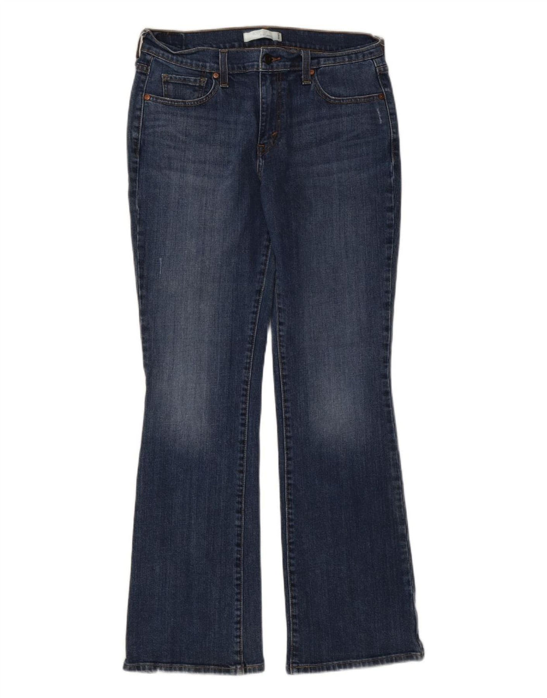 Damskie jeansy LEVI'S 515 Bootcut US 10, duże, W32 L31, niebieska bawełna
