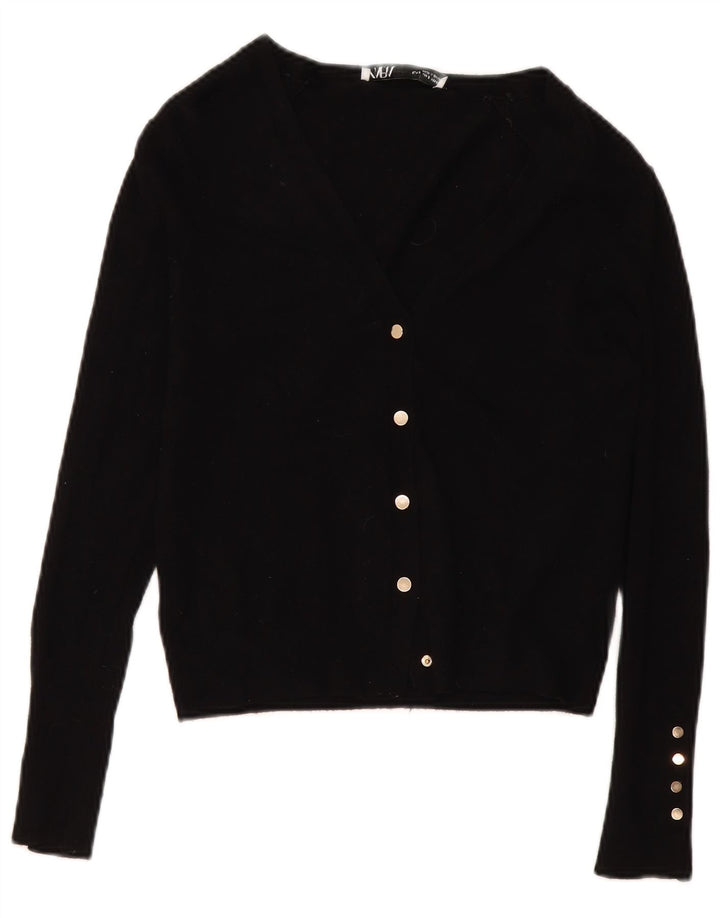 Sweter damski Zara Cardigan UK 10 Small, czarna wiskoza