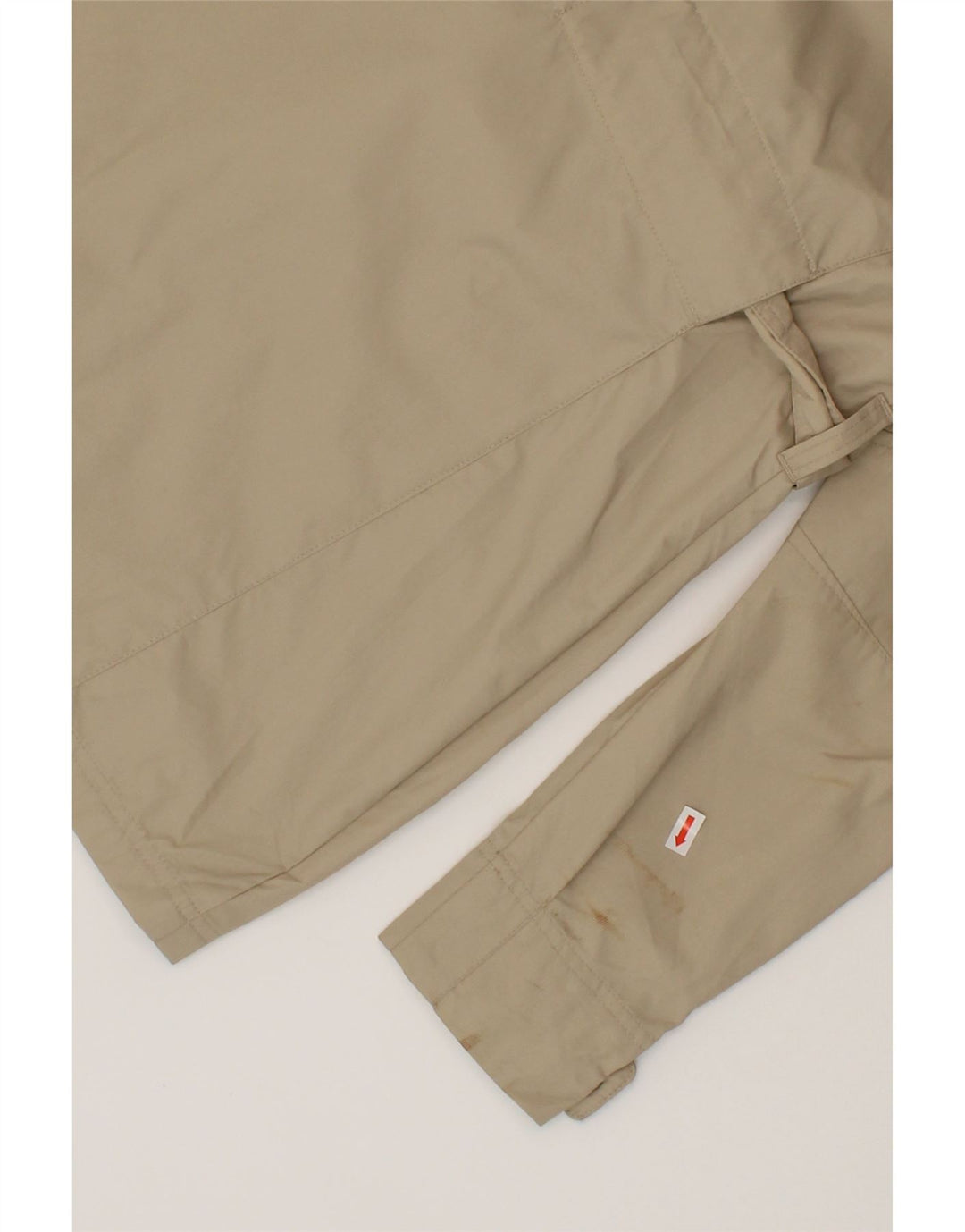 COLUMBIA Womens Hooded Raincoat UK 10 Small Beige Nylon Vintage Columbia and Second-Hand Columbia from Messina Hembry 