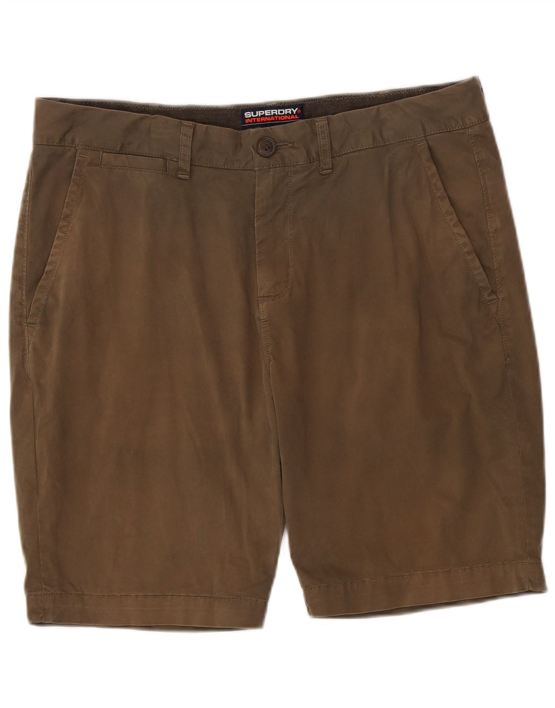 Męskie spodenki chino Superdry W36, duża bawełna khaki