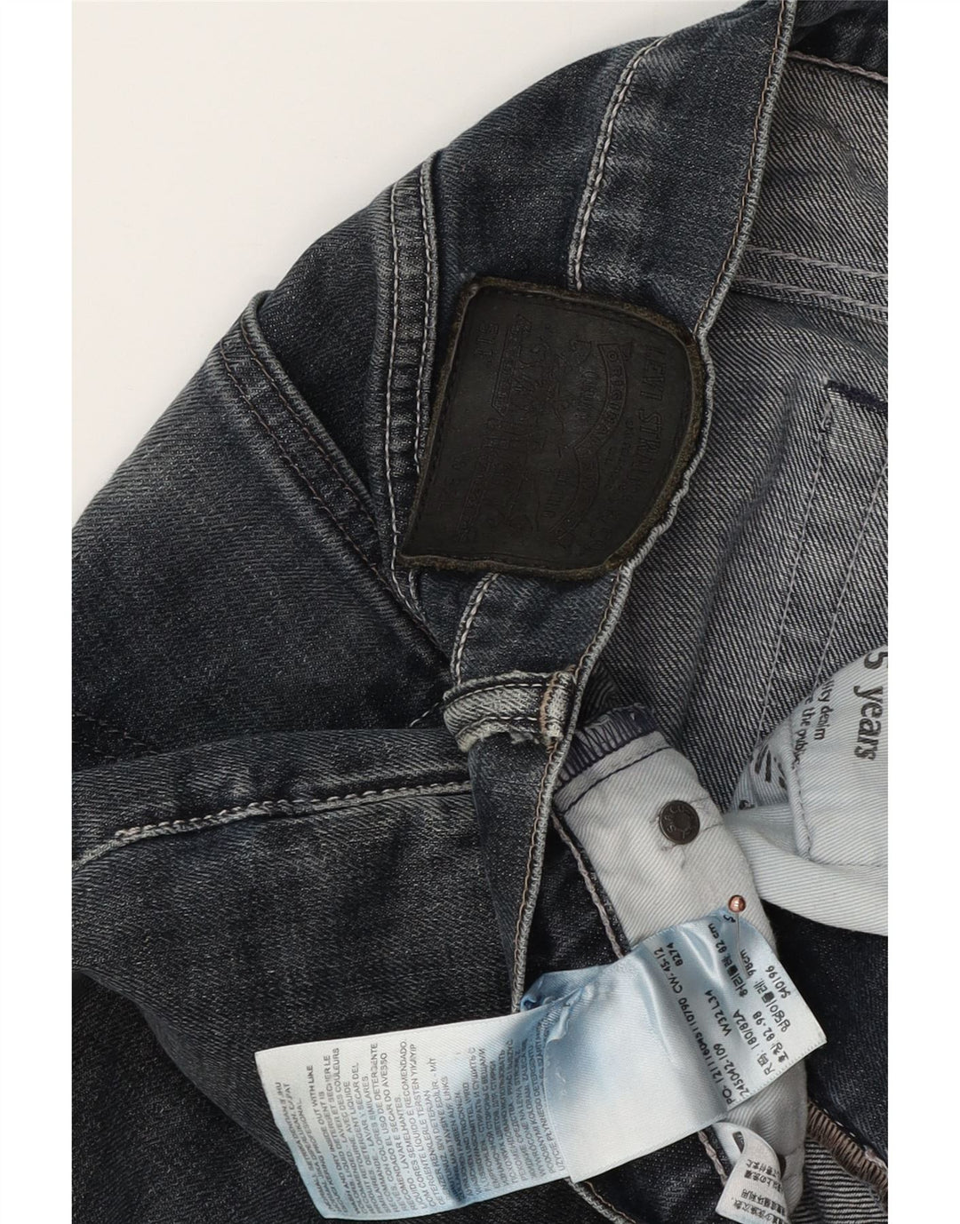 LEVI'S Mens 511 Slim Jeans W32 L34 Blue Cotton