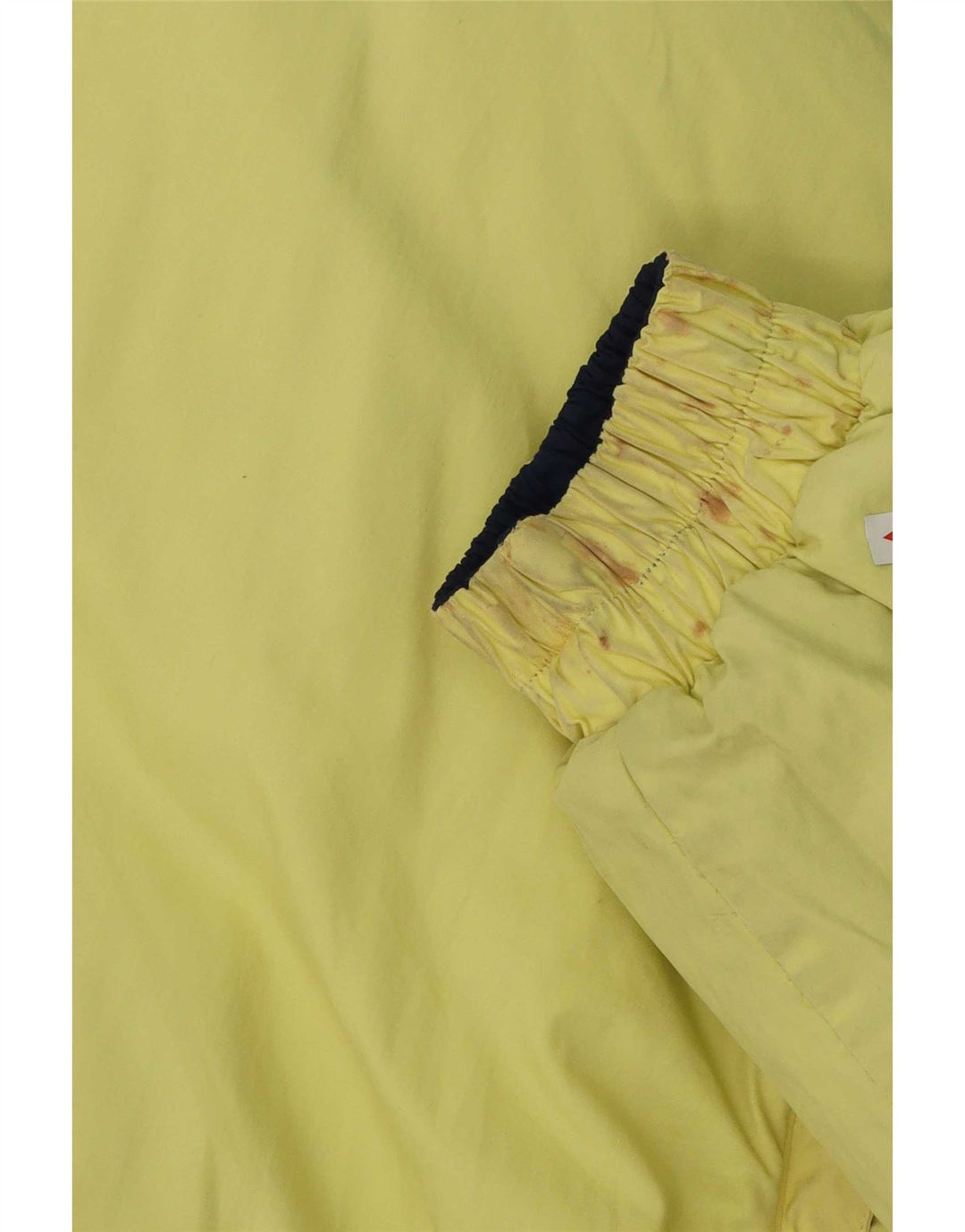 Dwustronna wyściełana kurtka męska Vintage UK 38, średni granatowy nylon
