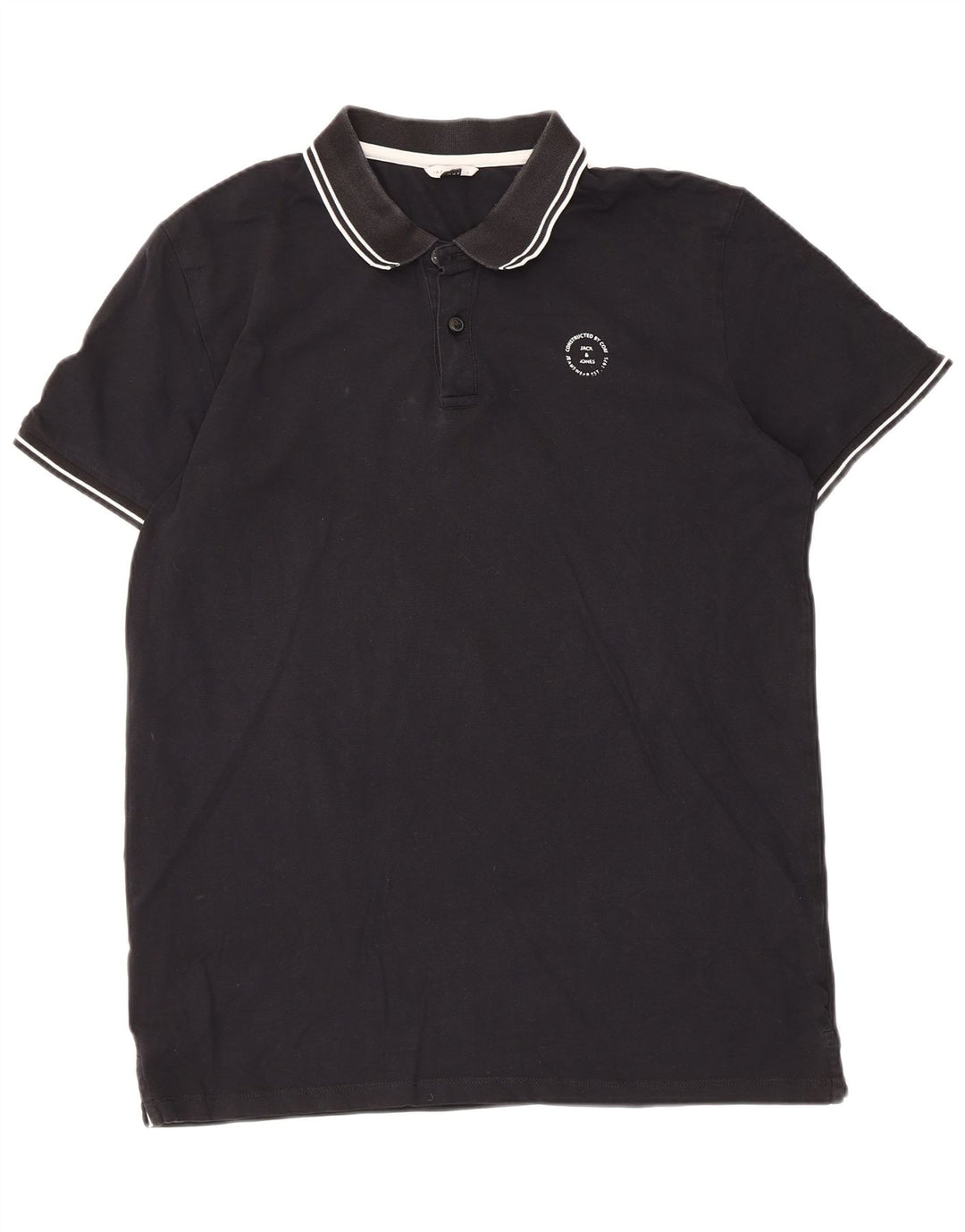Męska koszulka polo Jack & Jones XL w czarne paski