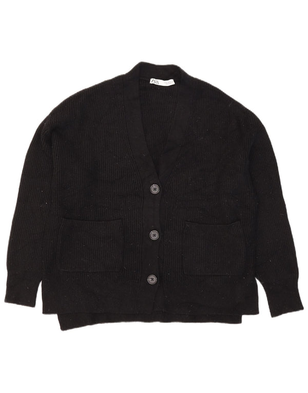 Damski sweter oversize Zara UK 14, średni czarny