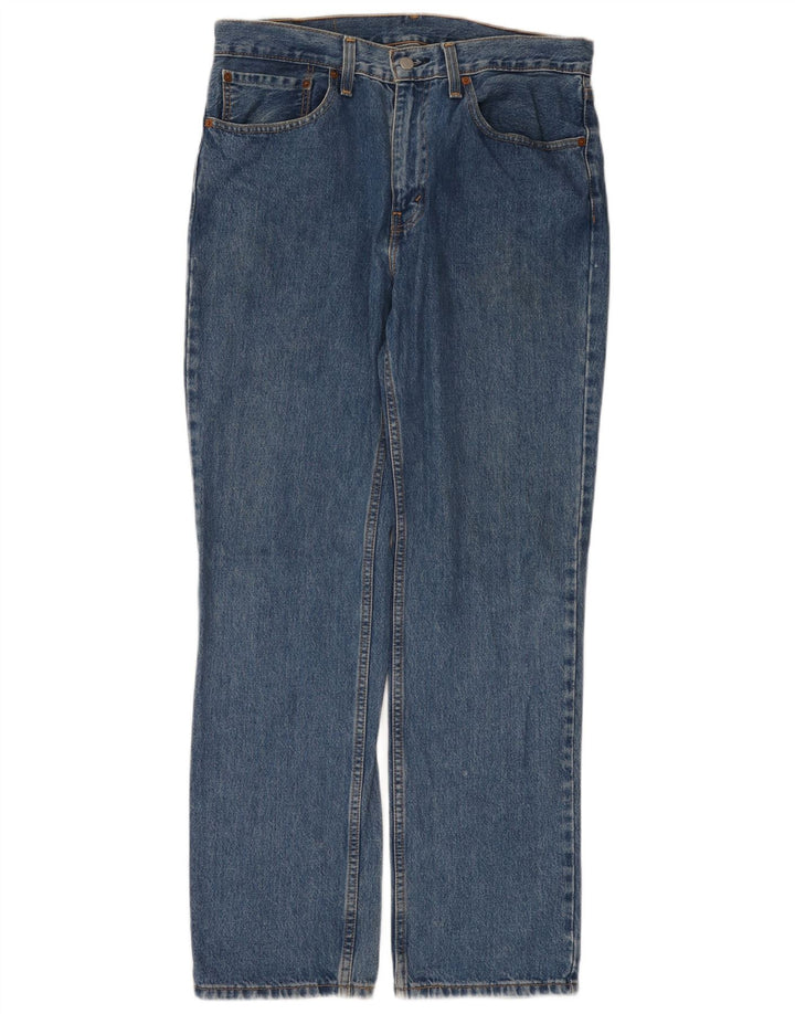 Męskie jeansy Levi's 516 Straight W34 L32 Niebieskie bawełniane