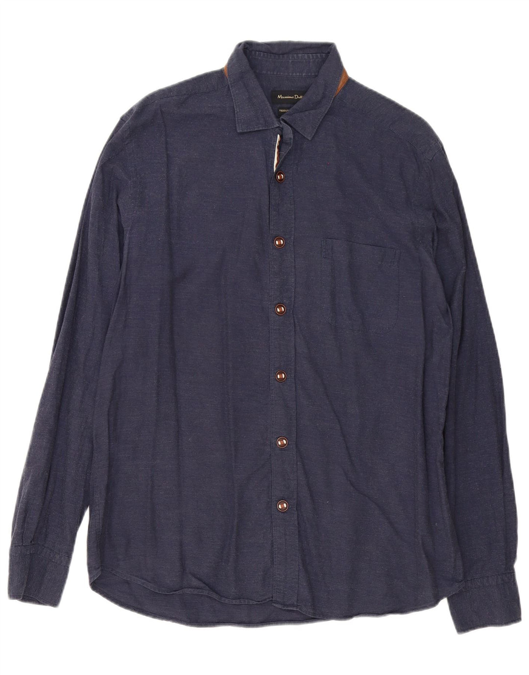Koszula męska Massimo Dutti, duża, granatowa
