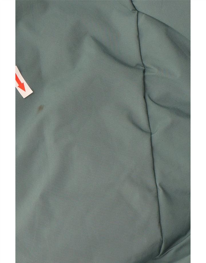 Męski ocieplany płaszcz z kapturem COLUMBIA UK 38, poliester w kolorze średnioniebieskim