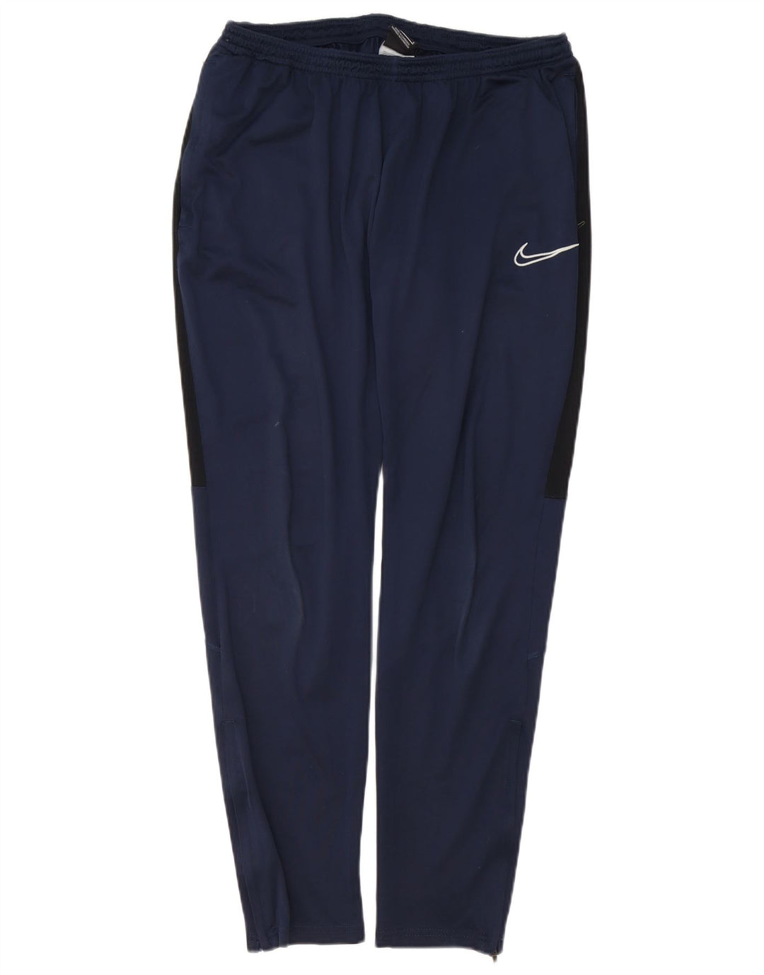 Męskie spodnie dresowe Nike Dri Fit, duże, granatowe, z poliestru