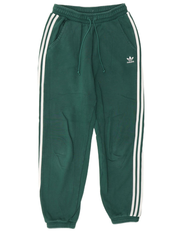 Damskie spodnie dresowe Adidas Joggers UK 8/10 Small Green Cotton