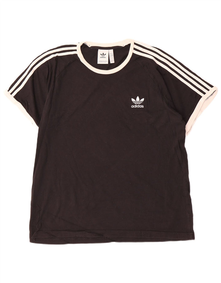 Adidas Męska Koszulka Top XL Czarna Bawełna