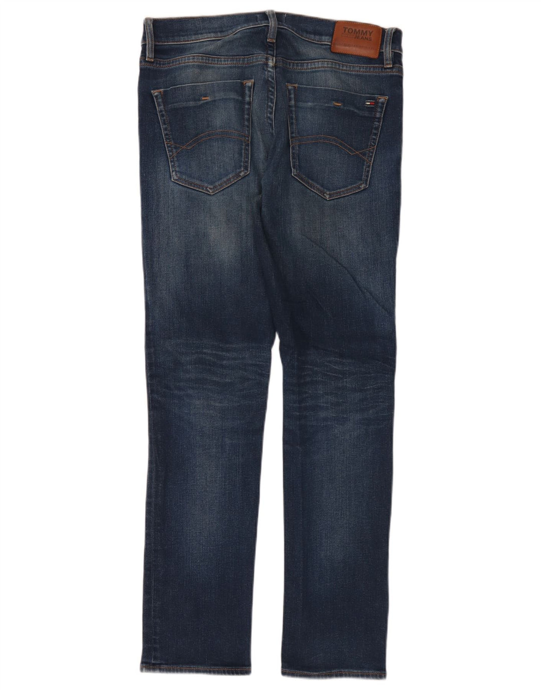 Męskie jeansy slim fit Tommy Hilfiger W34 L32 Granatowa bawełna
