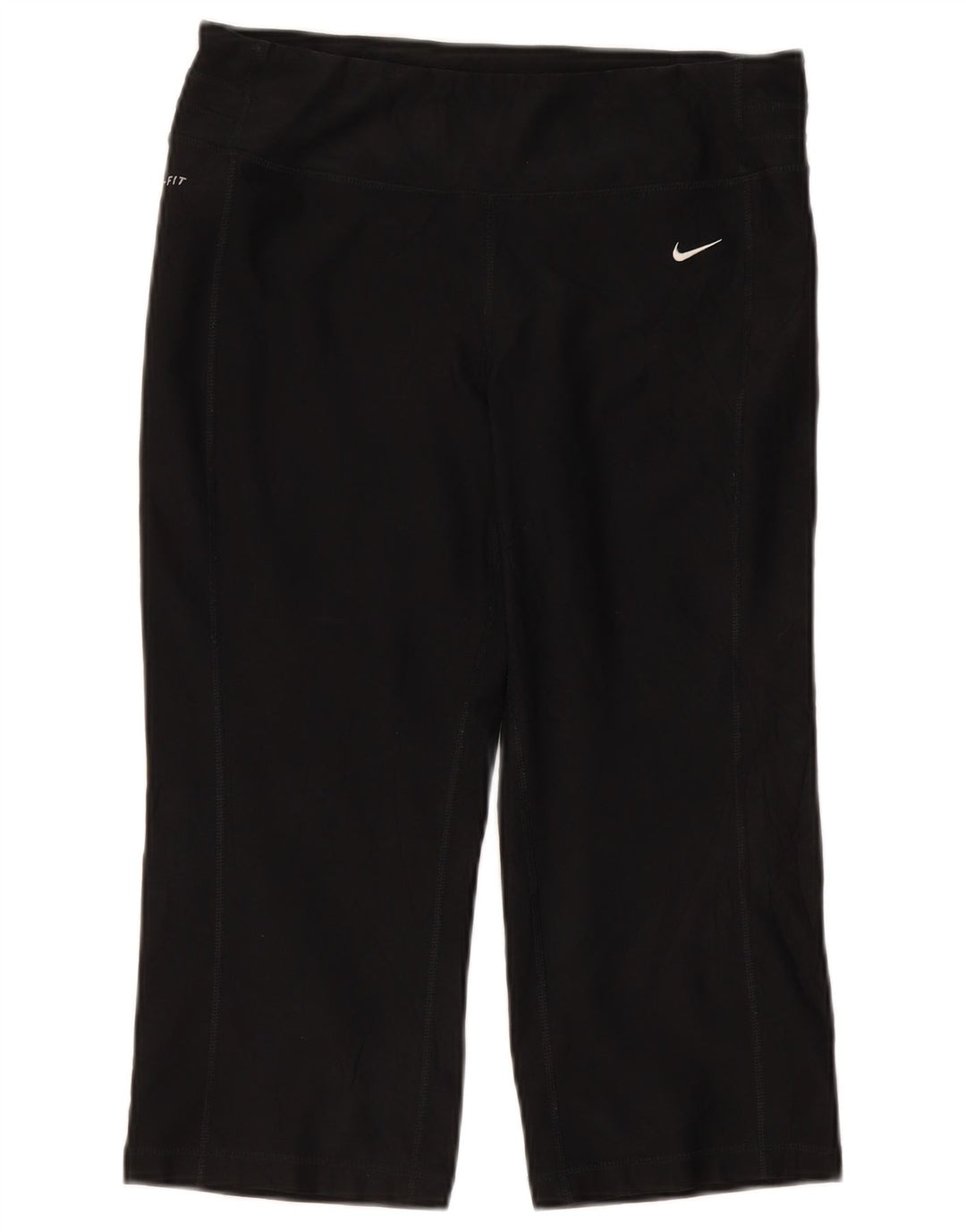 Damskie legginsy Nike Capri Medium W30 L19 Czarne, poliestrowe sportowe