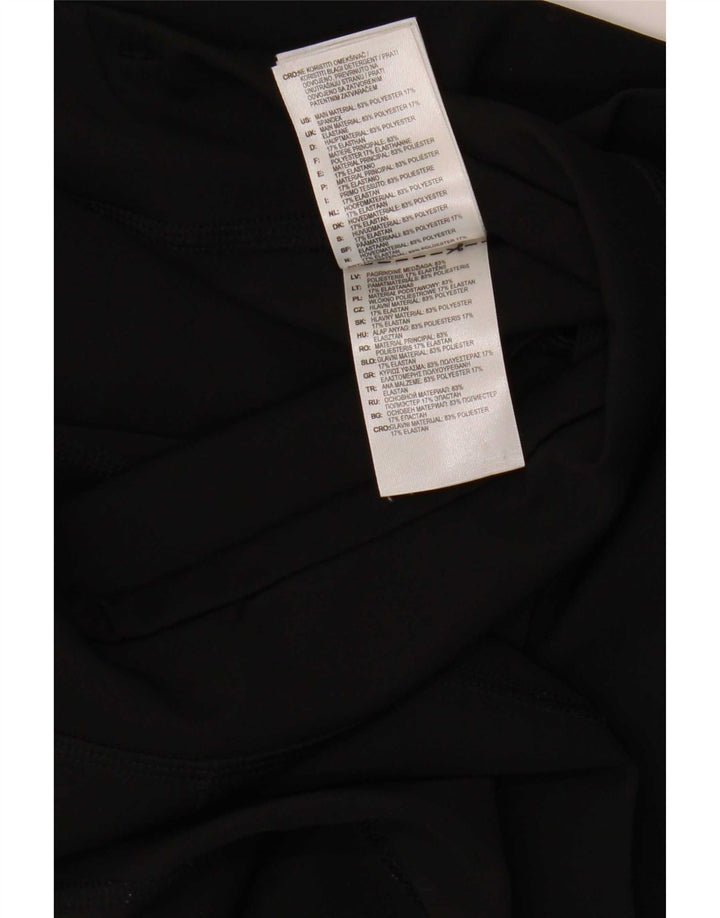 Damskie legginsy Adidas Climalite Capri UK 12/14 Średni czarny poliester