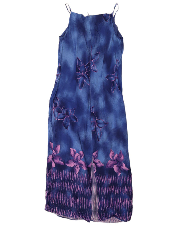 Marks & Spencer Womens Maxi Sundress UK 4 XS Blue Floral